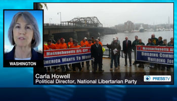 Libertarian Party Political Director Carla Howell on PressTV