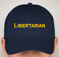 Blue Libertarian Hat