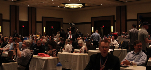 Floor business at the 2012 Libertarian Party National Convention.