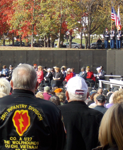 2013 Veterans Day at the Vietnam War Memorial