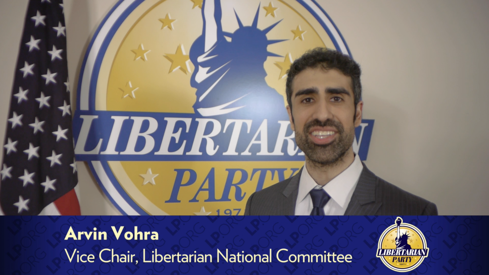 Arvin Vohra, Libertarian Vice Chair
