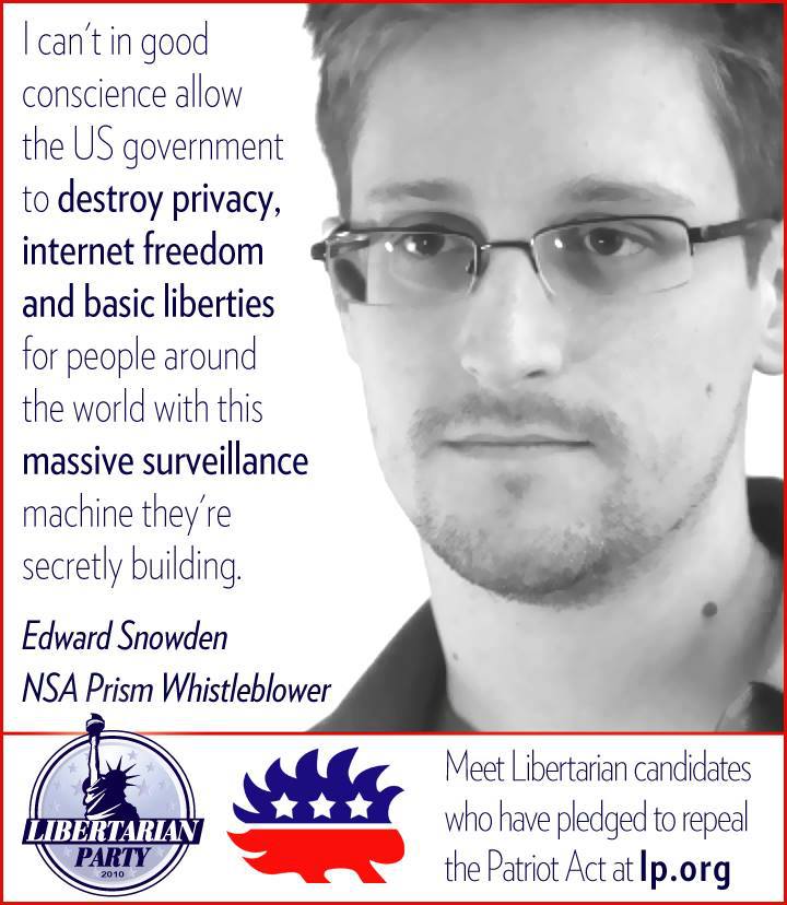 Edward Snowden, NSA Prism Whistleblower