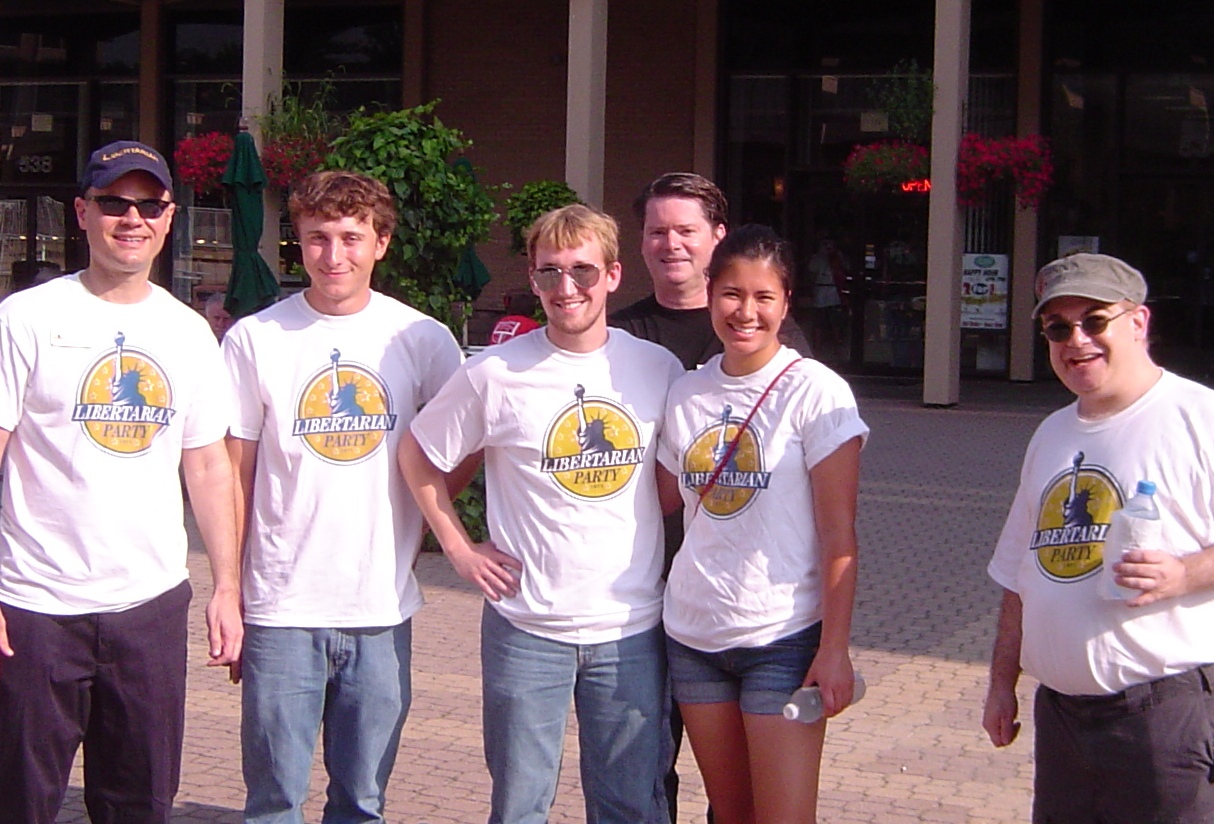 wes benedict and libertarian party staff and volunteers