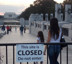 Which option most closely matches your feeling about the closing of the WWII Memorial during the so-called government shutdown?
