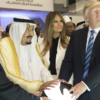 Egyptian President Abdel Fattah el-Sisi, Saudia Arabian King Salman, Melania Trump, and President Donald Trump.