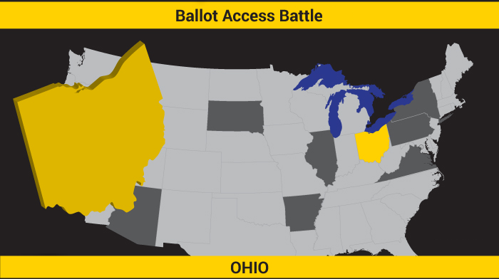 Ballot Access Battle Ohio