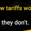 How tariffs work: they don't.