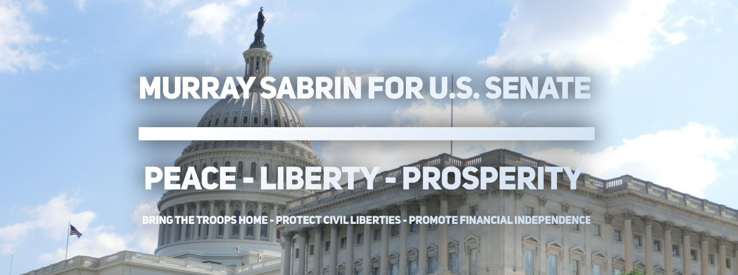 Murray Sabrin for U.S. Senate