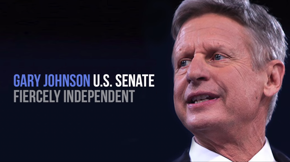 Gary Johnson, U.S. Senate - Fiercely Independent