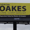 Gideon Oakes billboard