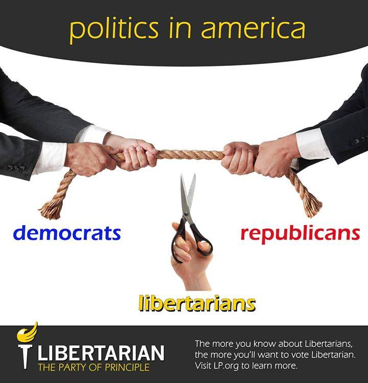 Politics in America: Democrats, Republicans, Libertarians