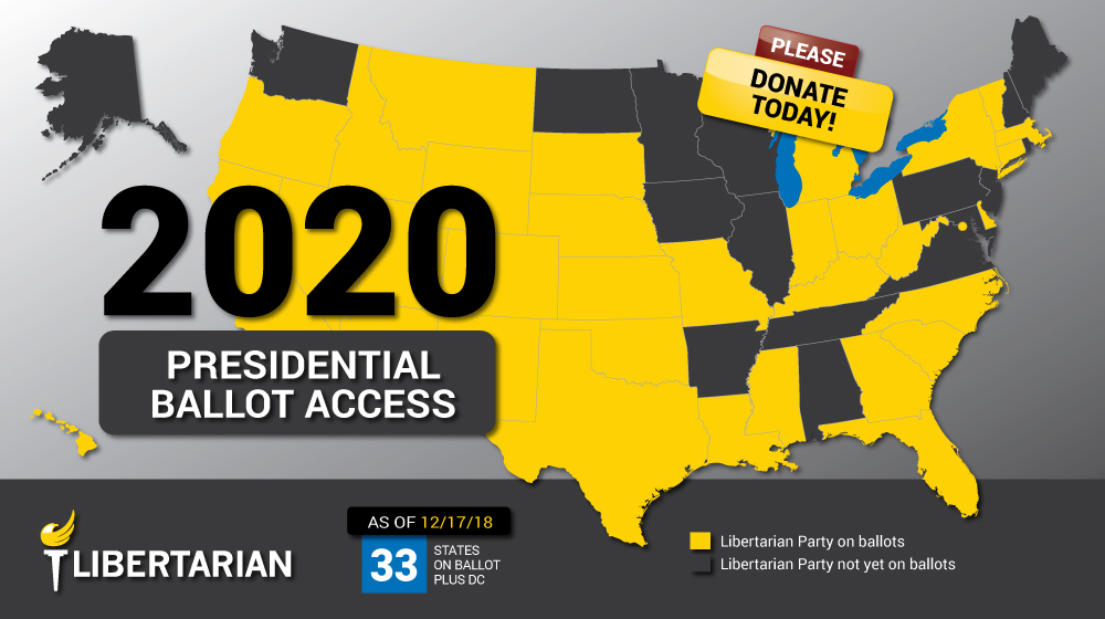 2020 Presidential Ballot Access - Dec. 17, 2019