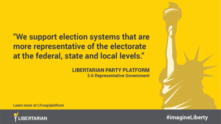 We support election systems that are more representative of the electorate at the federal, state and local levels.