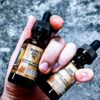 Two bottles of e-liquid used in vaping devices. Photo courtesy: Black Hills Vapors